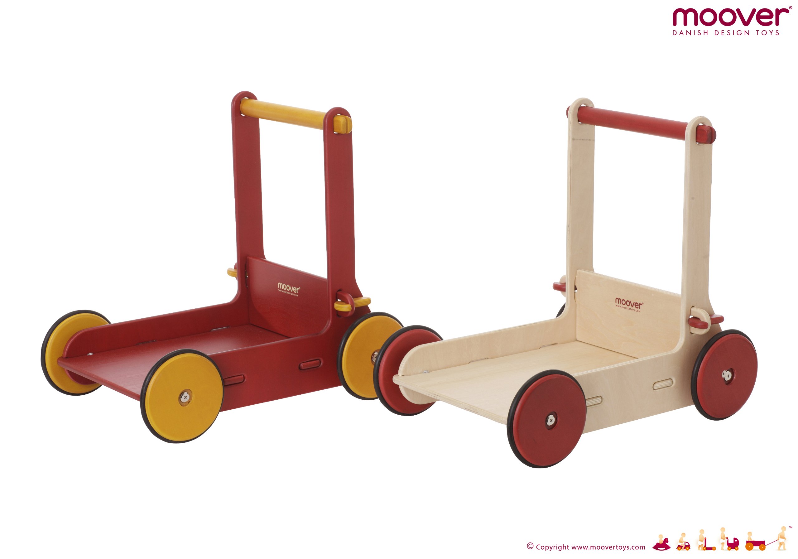 MOOVER Primi passi legno naturale
