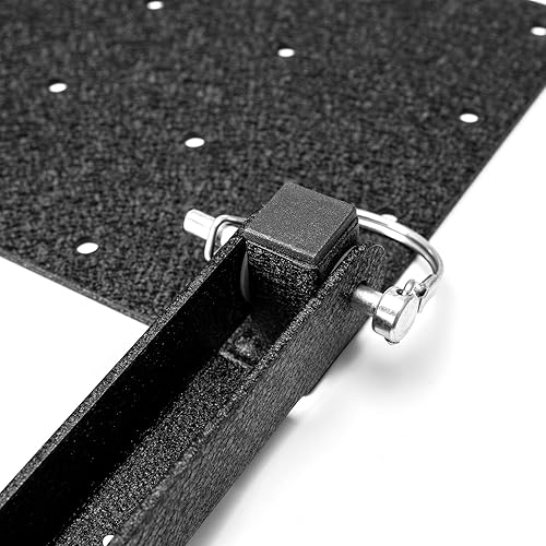 Miniatura 9 de WeiSen Escalera plegable para puerta trasera de camioneta para camioneta, escalón de extensión universal con tornillos autoperforantes de acero