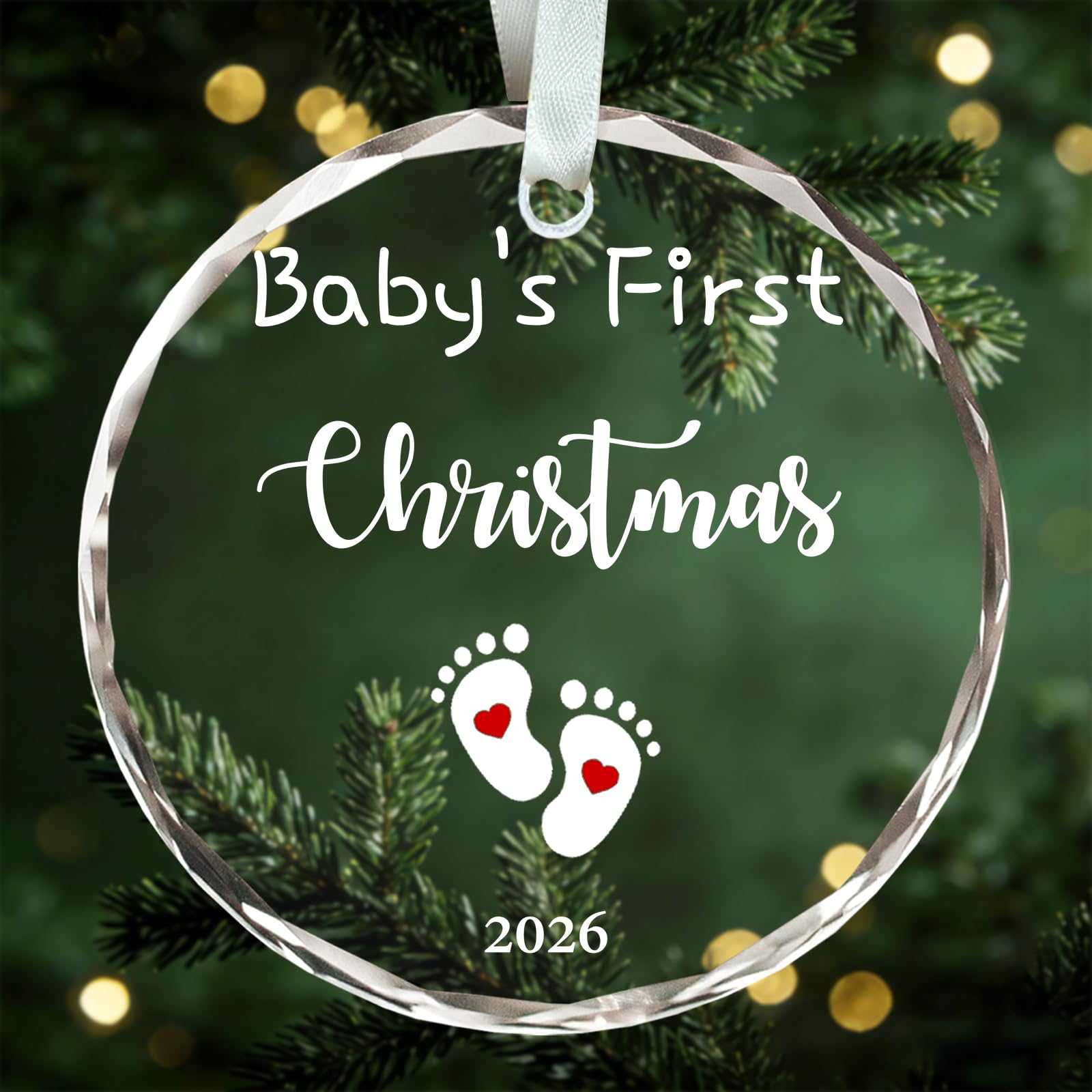 Cadeau de première année parfait avec boîte souvenir de premier Noël