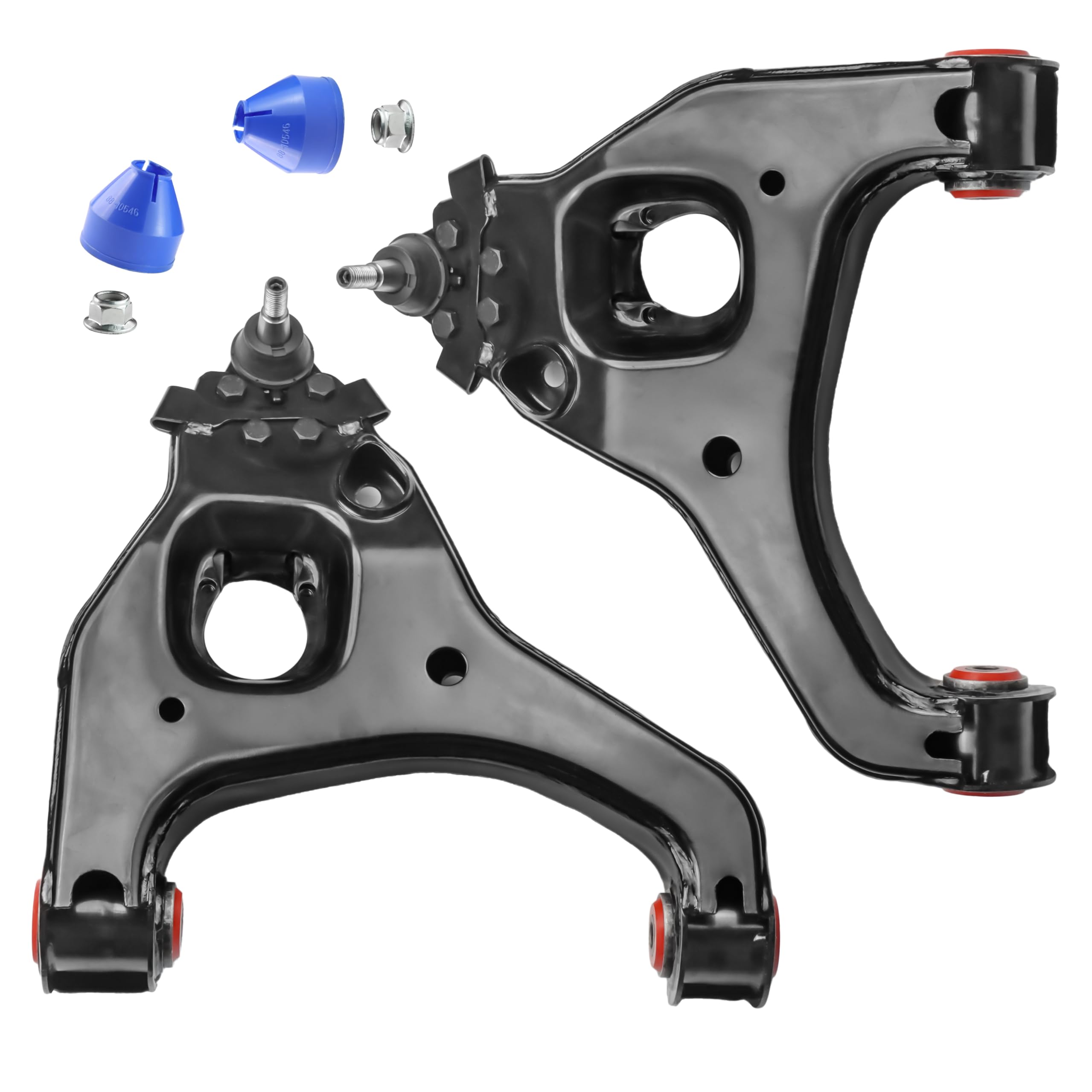 RWD 2pc Front Lower Control Arms for 1999-2006 Chevy Silverado 1500, GMC Sierra 1500, Lower Control Arms with Polyurethane Bushing -K620265 K620264