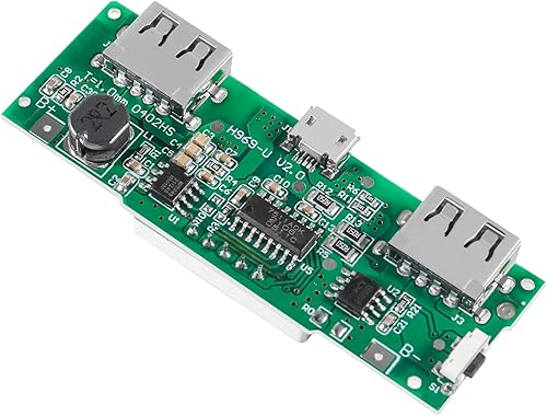 Miniatura 6 de Tablero de carga 18650, 6 unidades, 18650, doble USB 5 V, 2 A, 1 A, módulo de banco de energía móvil, placa de cargador de batería de litio,