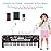 Kids Piano Keyboard, 49 Key Electric Piano Musical Learning Toy for Beginners with Microphone, Music Toys Birthday Xmas Gifts for Kids Toddlers 3-12 Years Old