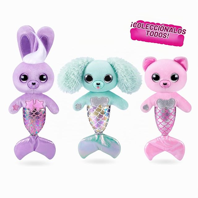 Foto 6 de 8 de Pets Alive Furmaids de ZURU Peluche Sirena Interactivo con Luces y Sonidos para niña(Green Puppy)