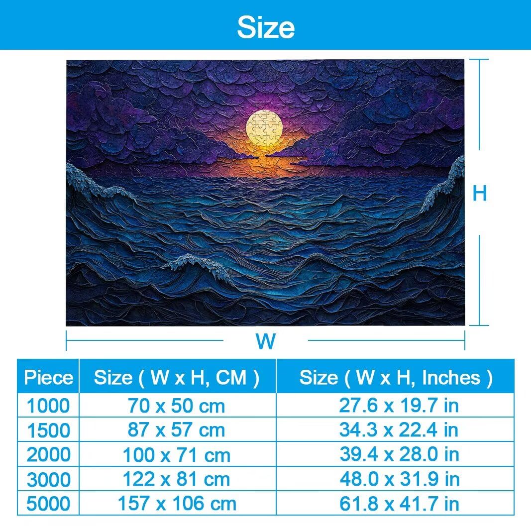 5000 puzzli dla dorosłych, ocean puzzle, prezenty dla kobiet -3015