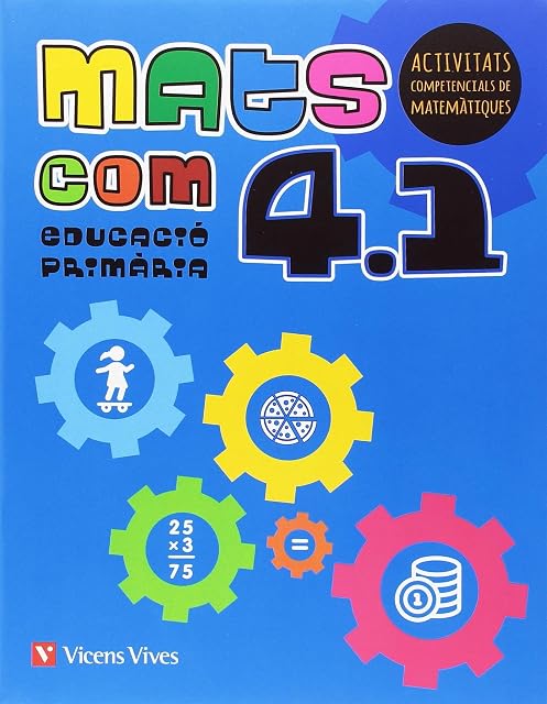 Portada de Mats Com 4º ESO Activitats Competencials de Matemàtiques Llibre 1 2 i
