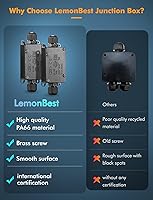 Vista 6 de Caja de Conexiones - Paquete de 4 Cajas de Conexiones Eléctricas IP65 Impermeables de 2 Vías PG9, Cajas Eléctricas, Carcasa para Proyectos