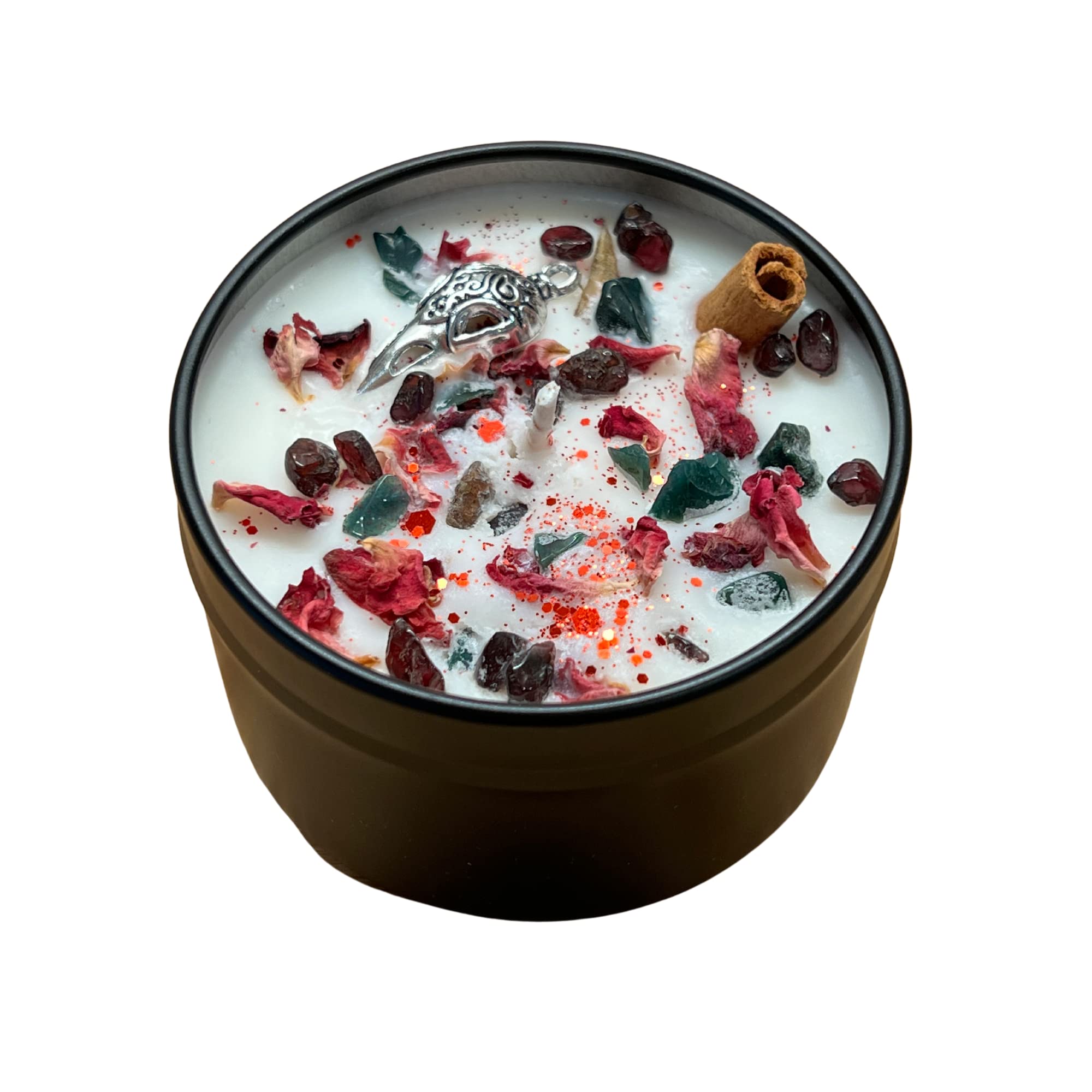 The Morrigan Ritual Candle | Phantom Goddess of War Witchcraft Altar Spell Magic Celtic Deity Gift Scented Intention Devotional Soy Candles