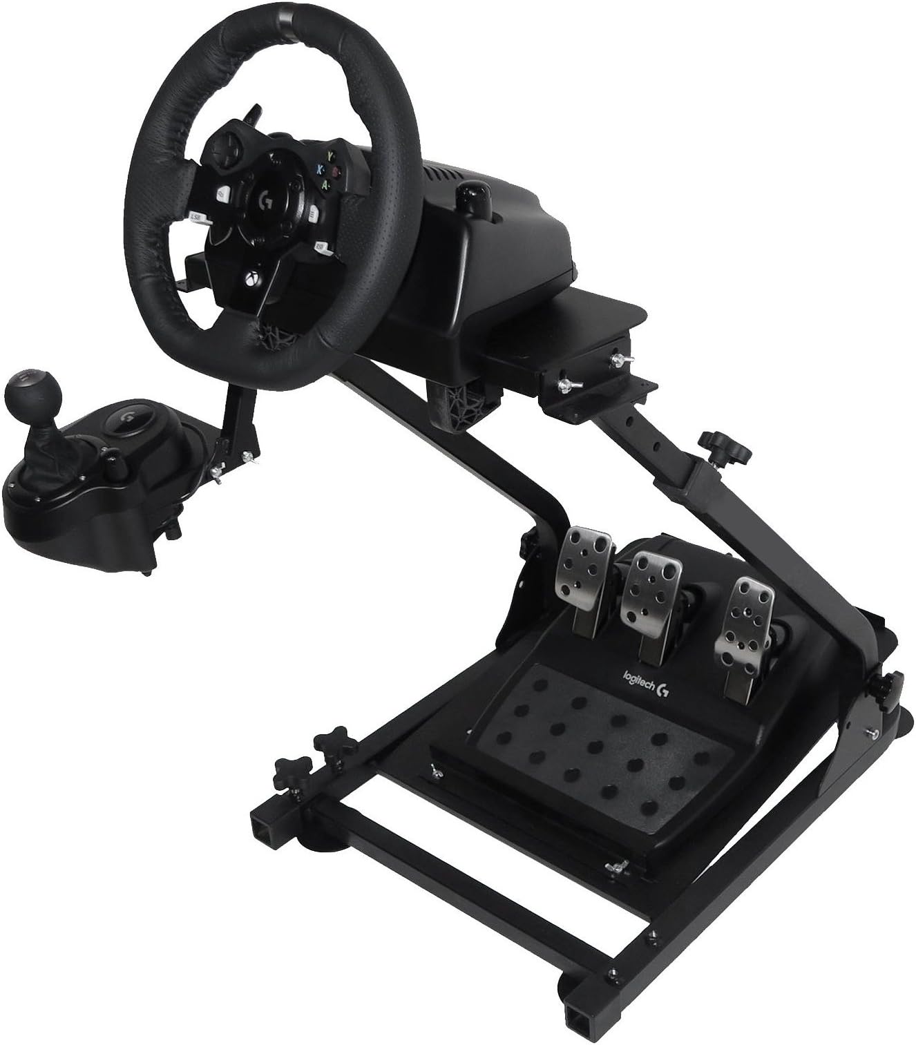 CTOPIA G920 G29 Racing Steering Wheel Stand for Logitech G25, G27, G29, G920 Foldable Racing Wheel Stand Wheel and Pedals Not Included