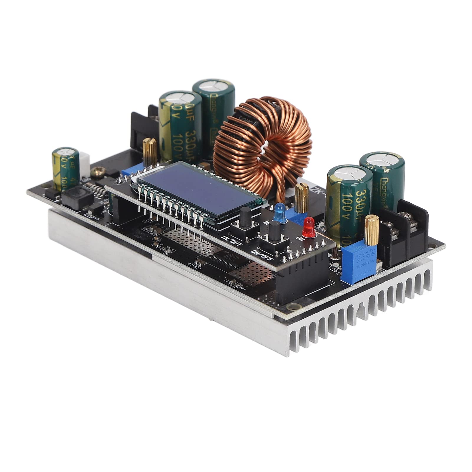 Modulo Boost, modulo Boost regolabile Display LCD Auto Boost Converter Output DC1.4-79V, regolatore solare, convertitori di potenza
