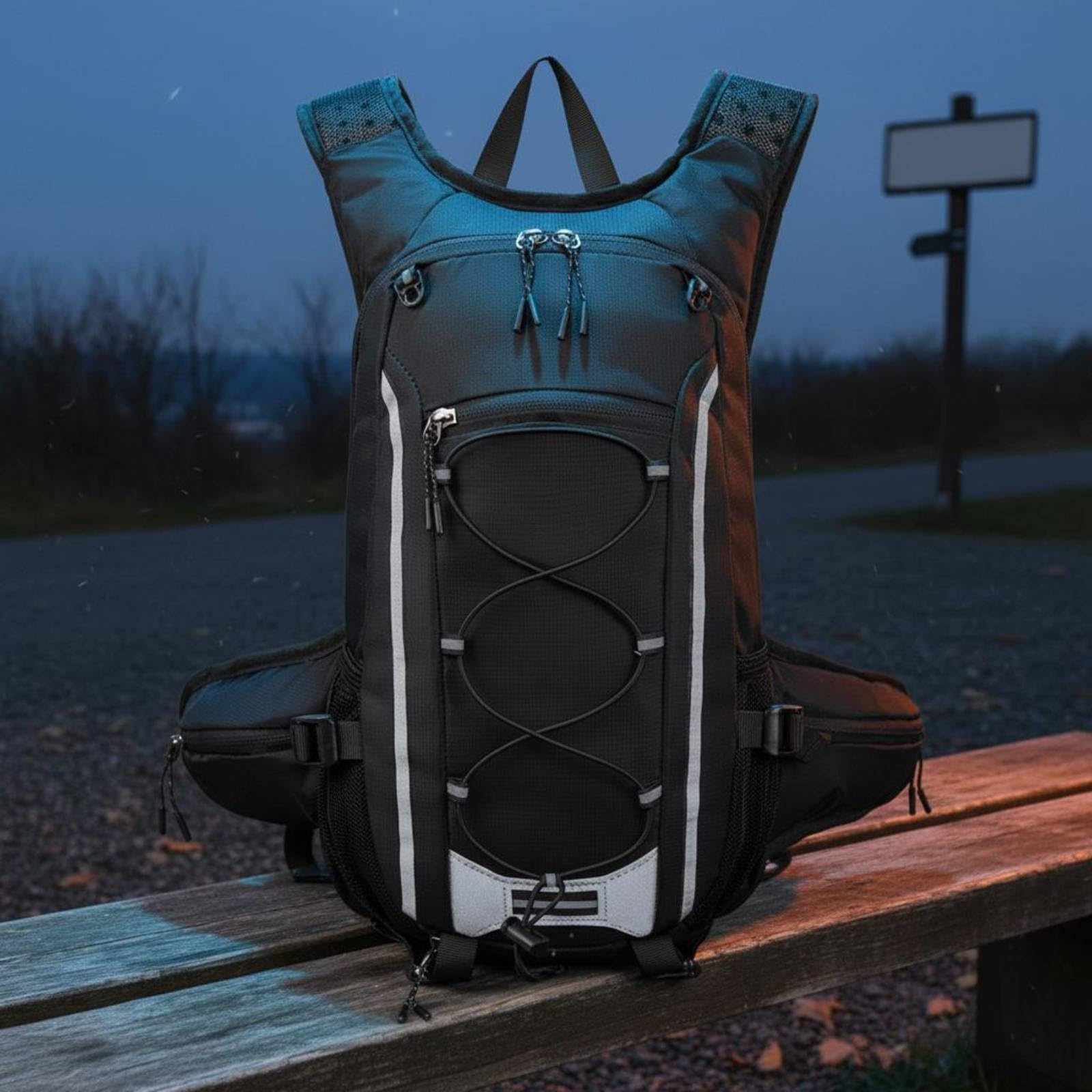 Milageto Zaino da Montagna con Supporto Ergonomico Zaino da Trekking Leggero Traspirante per Alpinismo, Verde, Verde Limone