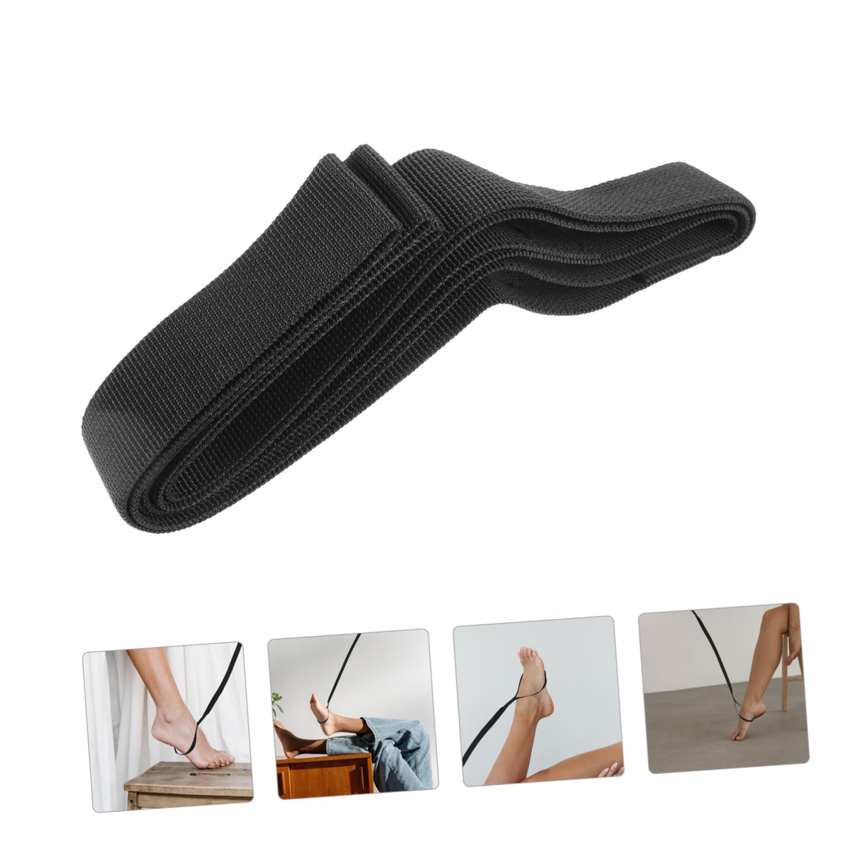 Holibanna Leg Belt Bands Lifts Lifter Legs Strengthener Elastic Stabilizer Leg Lift Walking Aid Lifting Belt Resistance Versatile Leg Band Training Leg Assist Black Ribbon