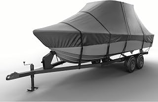 Seal Skin Covers T-Top Boat Cover, Waterproof & Heavy-Duty Cover for Center Console Boats, Fits 34' L & 120" W, UV & Fade Resistant, Secure Fit with Straps for All-Weather Protection