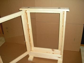 Indoor Full Size Bee Keeping Observation Bee Hive Holds 8 Medium Frames