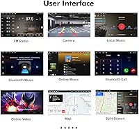 Vista 5 de Android 10 Double Din Car Stereo for Mazda 3 2004-2009 with 9 Inch Touchscreen Radio Built-in Wireless Carplay/Android
