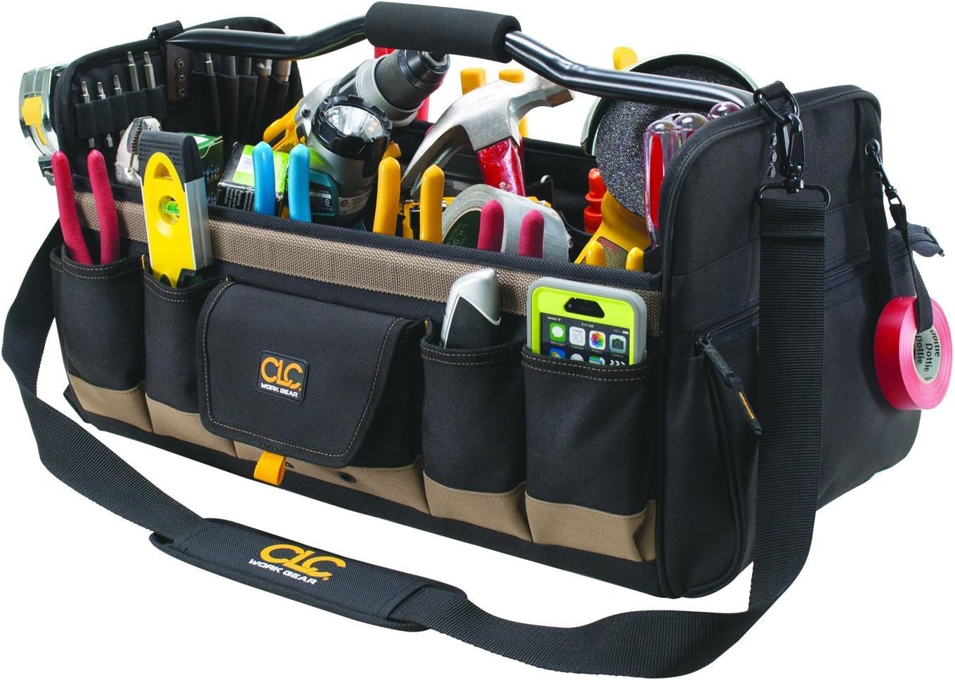 CLC WORK GEAR 1579 20 Inch, Open Top, Soft Sided Tool Box, 27 Pockets - Toolboxes - 