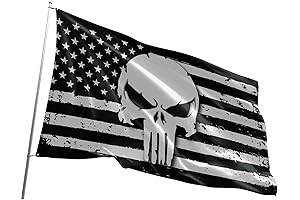 Punisher Flag 3x5 - Tough, Weatherproof American Banner