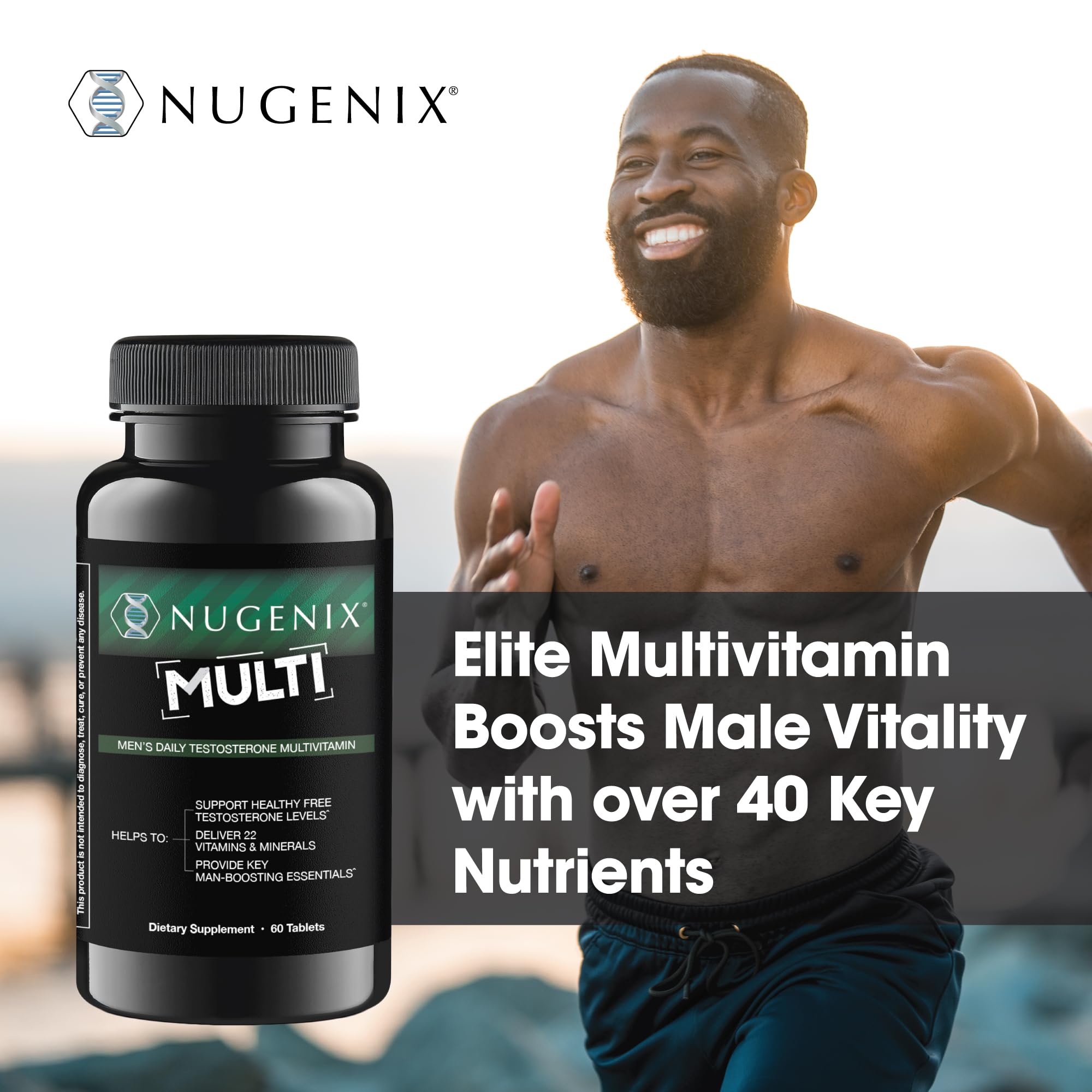Nugenix Multivitamin for Men, Testosterone Supplement for Men, 60ct — Amazon image 3