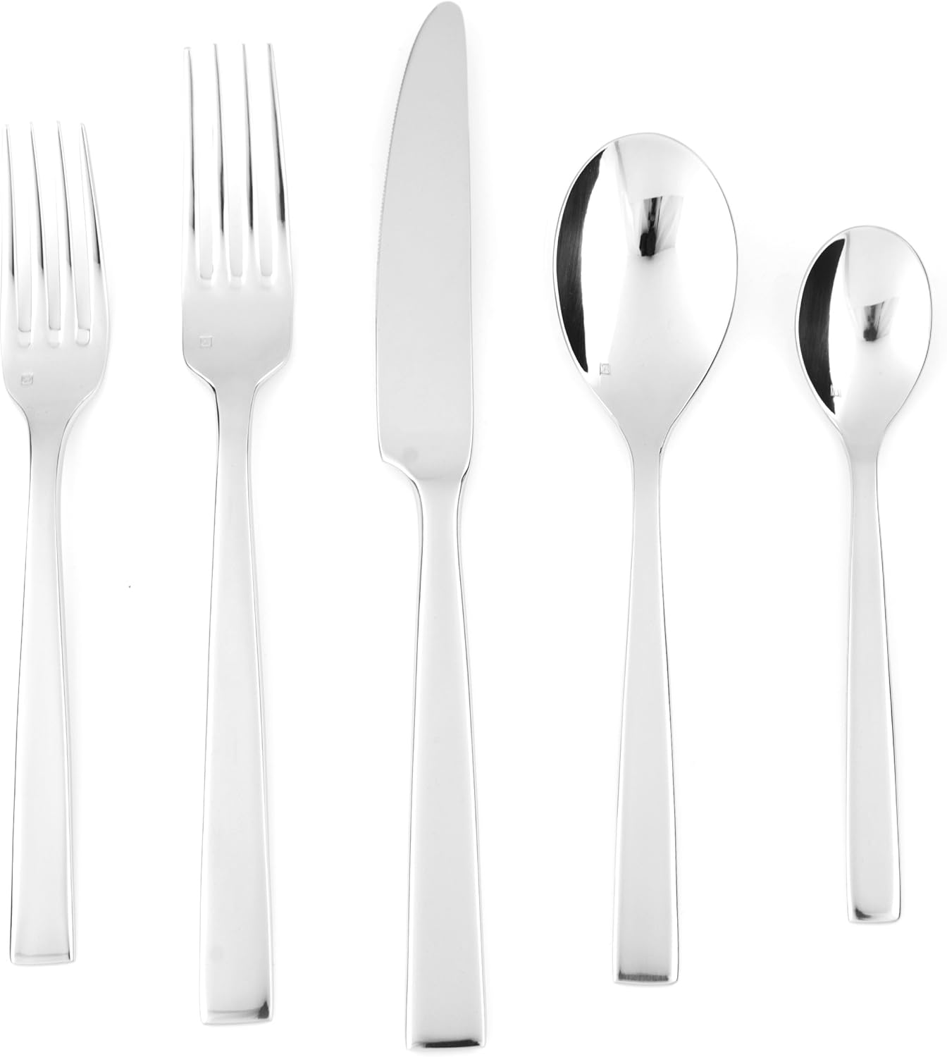 Fortessa Spada 18/10 Stainless Steel Flatware Appetizer/Cake Fork, Set of 12
