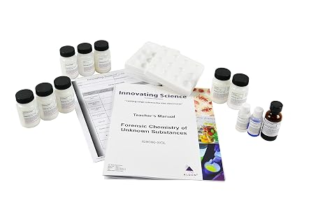 ALDON Innovating Science Forensic Chemistry of Unknown Substances - Explore Analysis Techniques Used by Scientists - Small Group Learning - Experiment Kit