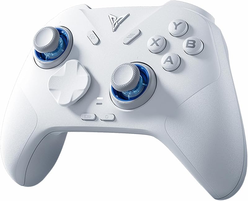 Controlador FLYDIGI Direwolf 4 PC Forceflex Joystick Forceswitch Disparadores | Velocidad de informe de 1000 Hz, vibración de agarre, 2 botones adicionales personalizables, giroscopio de 6 ejes, batería de 800 mAh