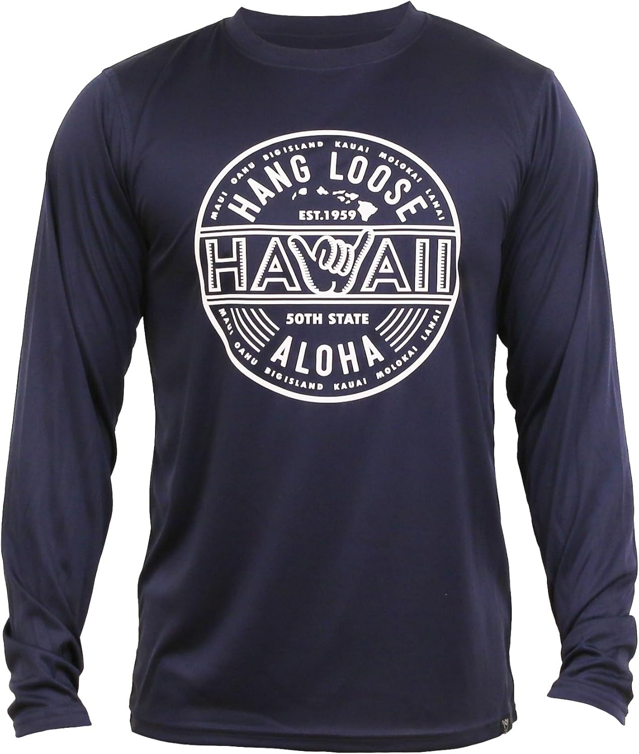 Hawaii Long Sleeve Dry-Fit Active Men's T-Shirt