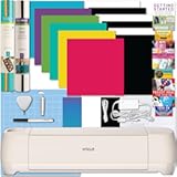 Explore 4 Machine with Vinyl and Iron-On Bundle - Beginner Friendly Craft Cutting Machine with Essential Materials&comma; HTV and Adhesive Vinyl Variety Pack- DIY Decor Projects&comma; Apparel and Decals