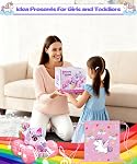 Remote Control Car Unicorn Trucks with Lights and Music,360°Rotating 4WD Stunt RC Cars Toys for Girls, 2.4 GHz, Rechargeable, All Terrain Car Toys Gifts for Girls Age 3-12 (with Storage Bag)
