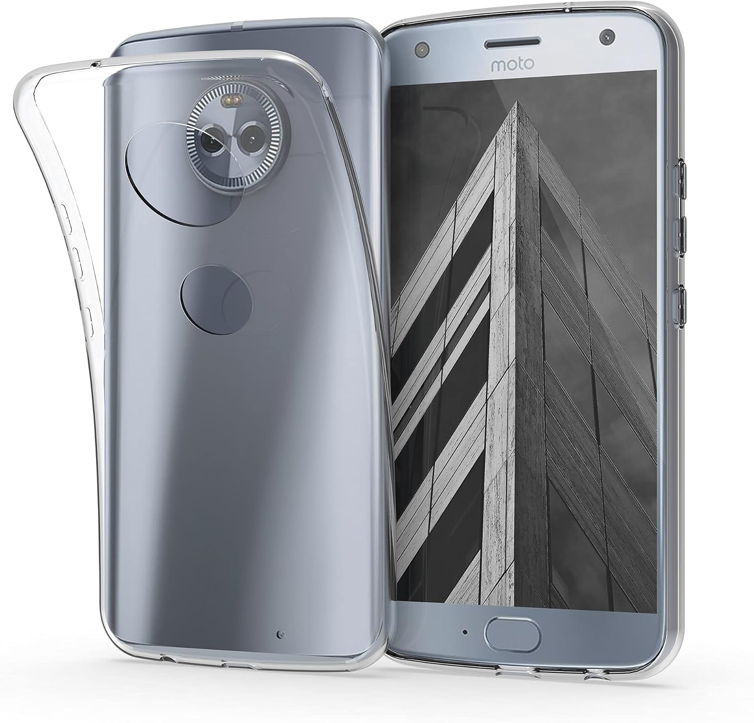 kwmobile Cover Compatibile con Motorola Moto X4 - Custodia Morbida in ...