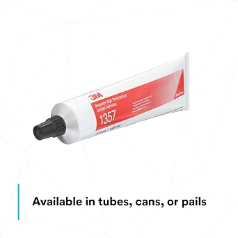 3M Neoprene High Performance Contact Adhesive 1357, Gray-Green, 5 Ounce Tube