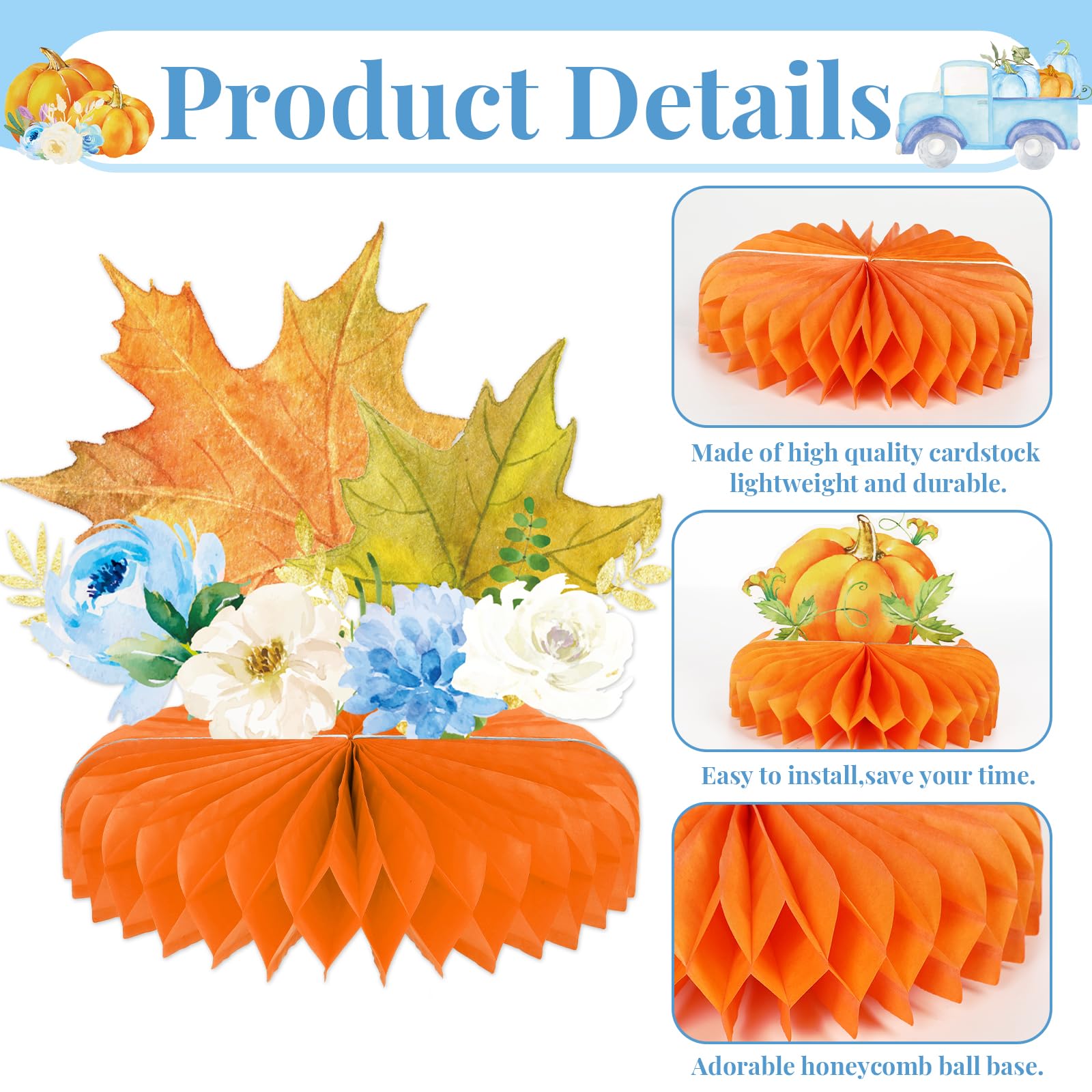 7x5ft Fall Little Pumpkin Gender Reveal Baby Shower Backdrop Autumn Boho Floral Gender Reveal Baby Shower Backdrop Autumn Boho Floral Photography Background He She What Will Our Be Party Decorations Bann