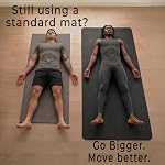Tatago Extra Thick Yoga Mat Wide & XL-Our 10mm Extra Large Yoga Mat Thick Extra Wide And Long For Total Joint Cushioning. A Large Exercise Mat Thick And Perfect For Home Workout Pilates Or Studio.