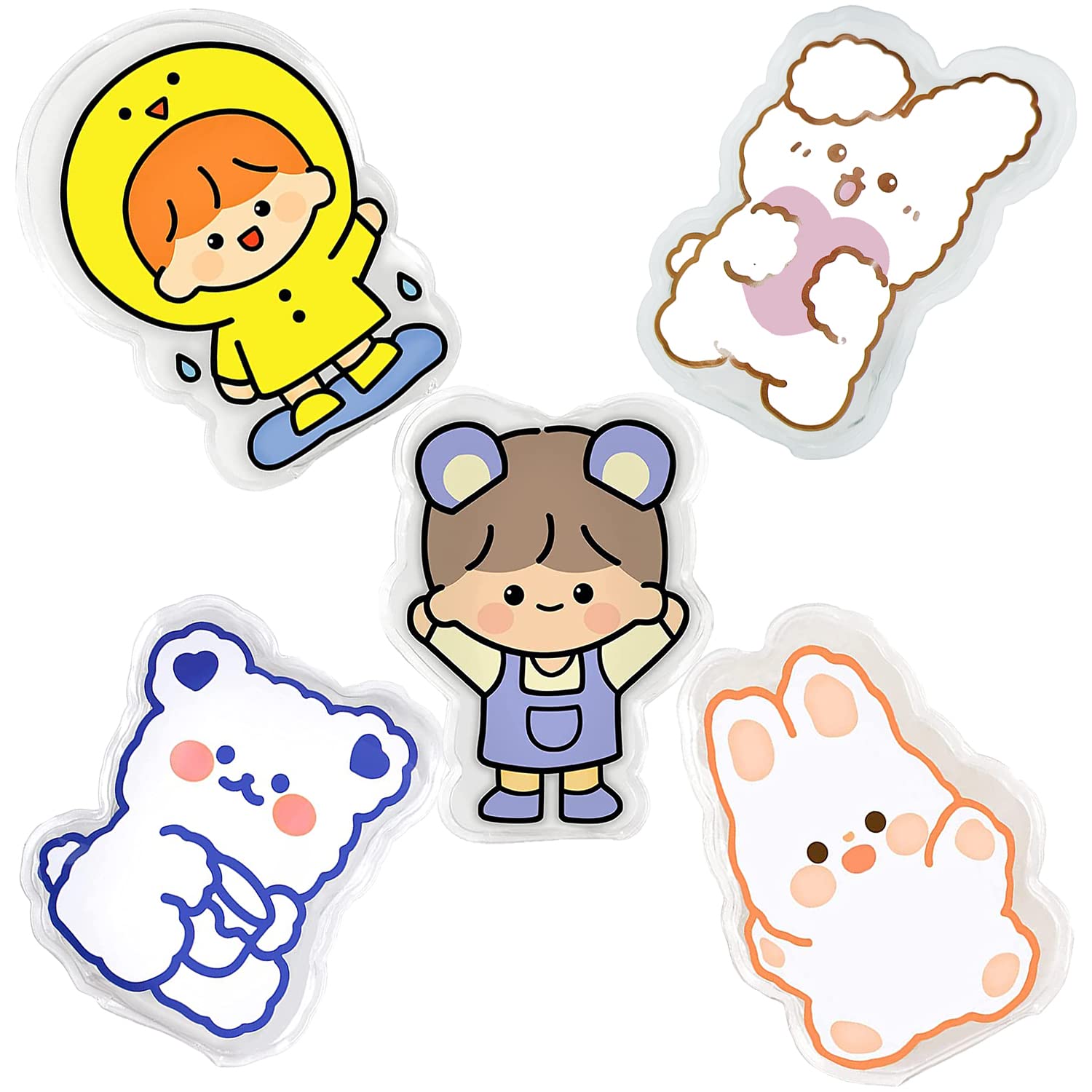 BRAINLE Instant Reusable Heat Pack, Reusable Hand Warmer, Instant to Go Pocket Hand Warmer for Camping, Hiking, and Pain Relief, One Click Heating (10)