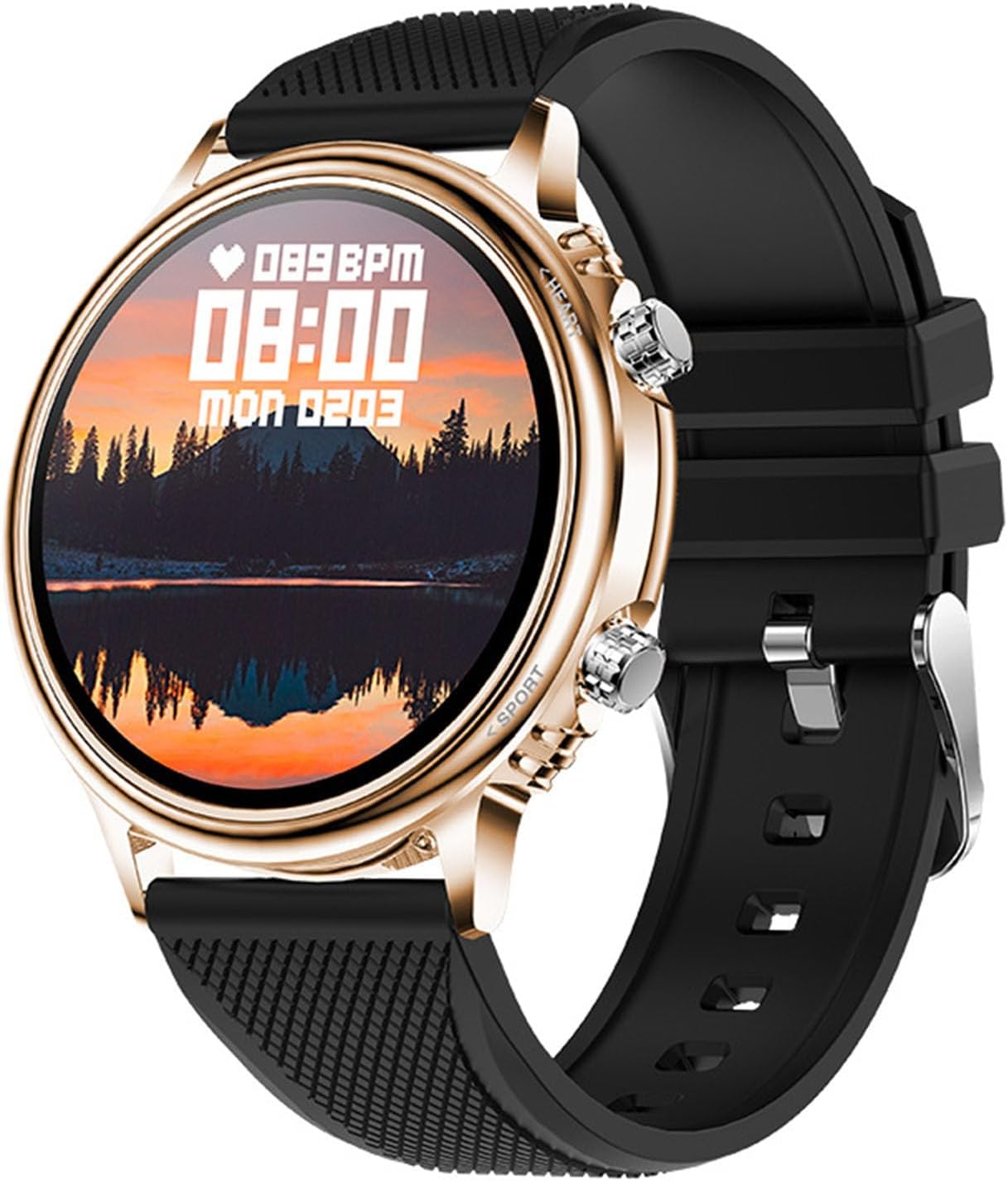 Smart Watches for Women, Smartwatch for Android and iOS Phones,IP67 Waterproof Activity Tracker with Blood Pressure Heart Rate Sleeptracker Voice Control,Fitness Watch for Women Men,F