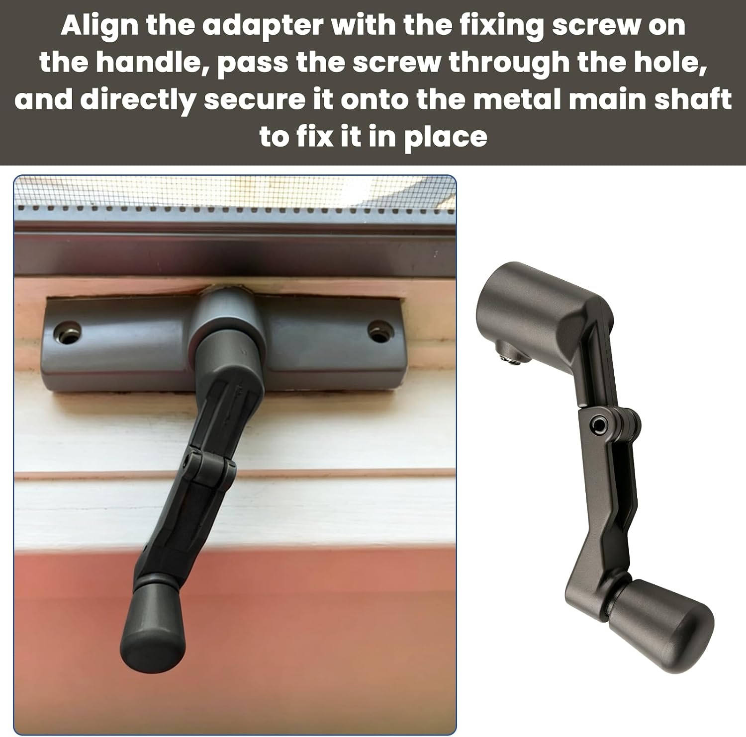 H 3960 Window Crank Handle for Prime-Line Casement Folding Crank Handle | Casement Folding Crank Handle, 2-3/4 In. Width For Prime-Line Casement Folding Crank Handle -2 Pack