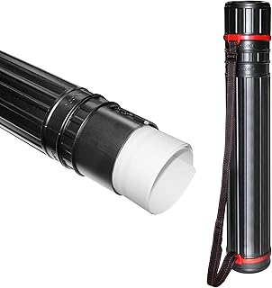 Poster Tube Black Telescoping Drafting Tube Drawings Documents Tube Storage Extendable Artwork Tubes
