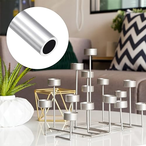 Miniatura 3 de Tubo de aluminio 6063 (0.709 in de diámetro exterior x 0.551 in de diámetro interior x 11.811 in de largo), tubo redondo de aluminio - para