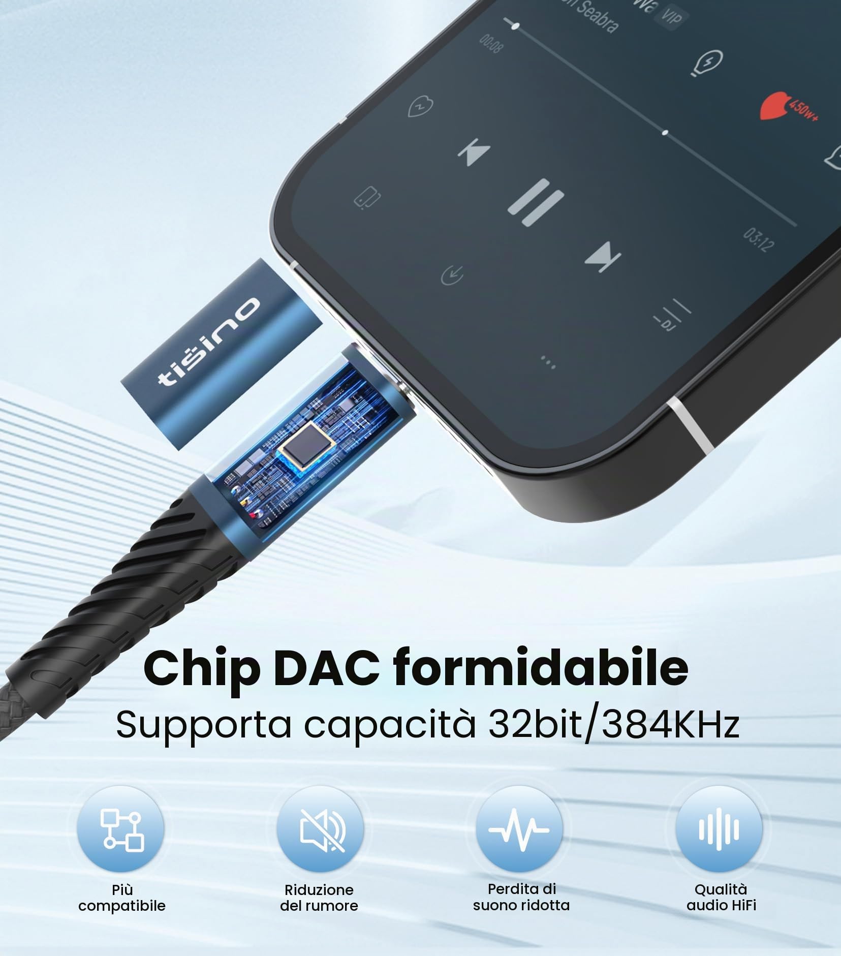 Tisino Cavo audio USB C a doppio XLR maschio（3m, cavo amplificatore di potenza stereo USB C a 2 XLR maschio per collegare il telefono cellulare all'altoparlante attivo/console mixer