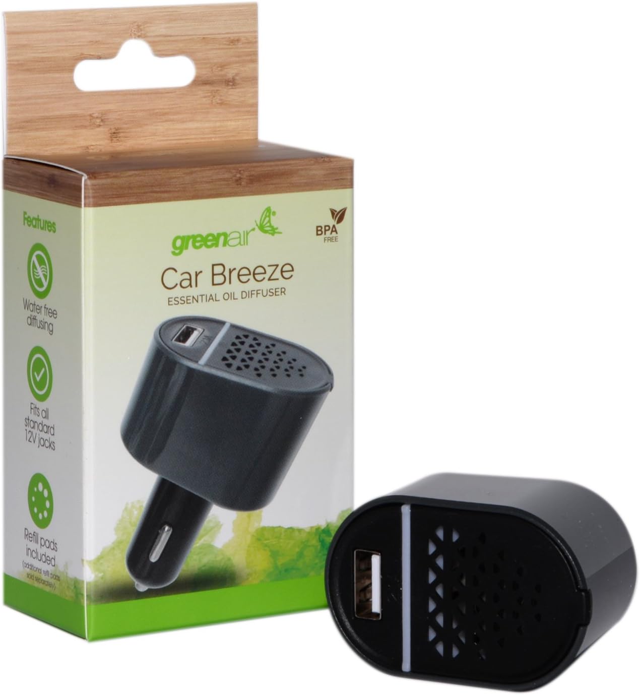 Greenair Carbreeze Essential Oil Diffuser for Aromatherapy, 0.25 Pound