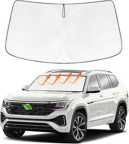 Miniatura 36 de Parasol para parabrisas compatible con Mazda CX30 2019-2025, protector plegable para parabrisas que bloquea los rayos UV y la protección reflectante