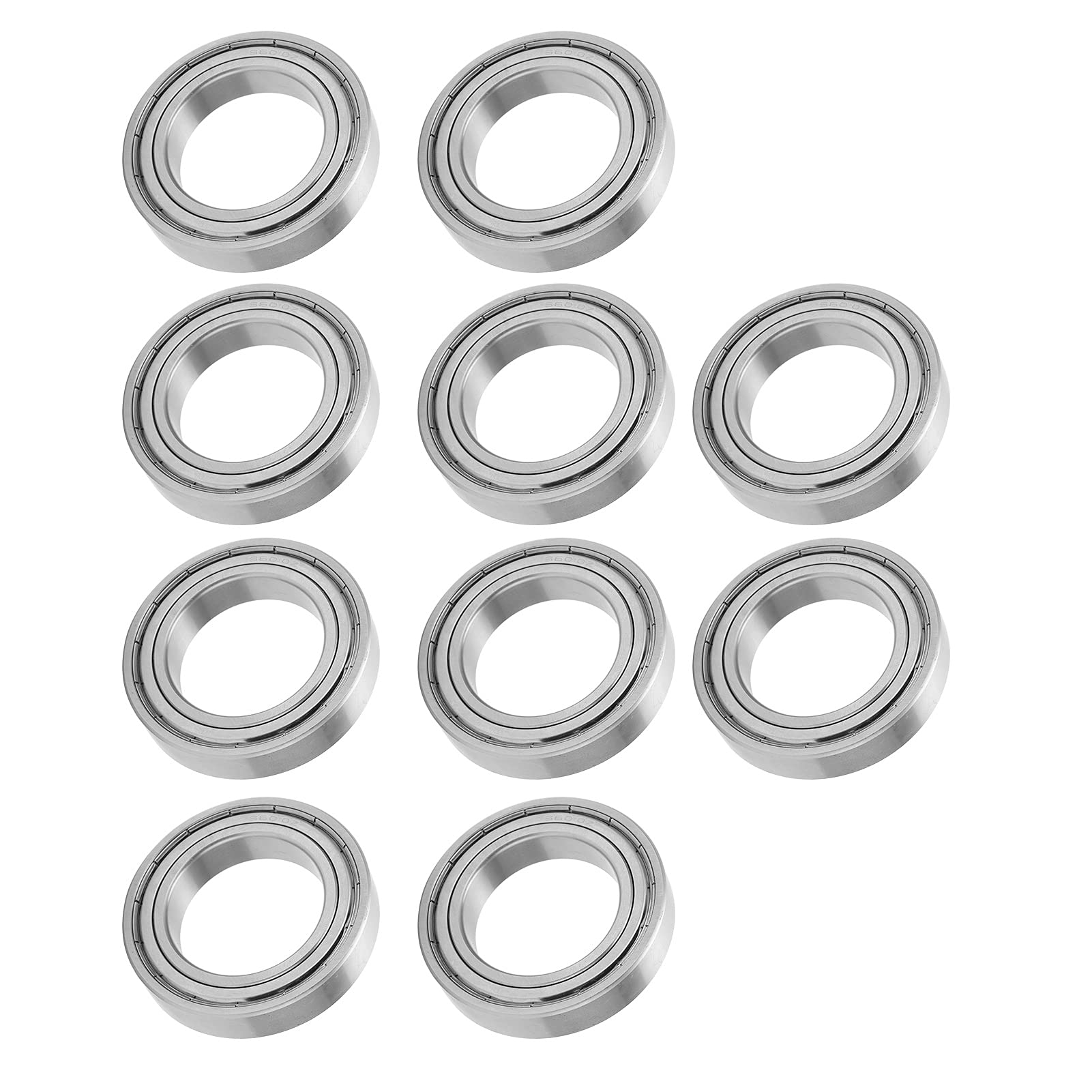 Rodamiento de Acero Inoxidable, Rodamiento de Bolas en Miniatura S6010ZZ 80x50x16 Mm Rodamientos Rígidos de Acero Inoxidable Maquinaria de Rodillos, Rodamientos Rígidos de Bolas