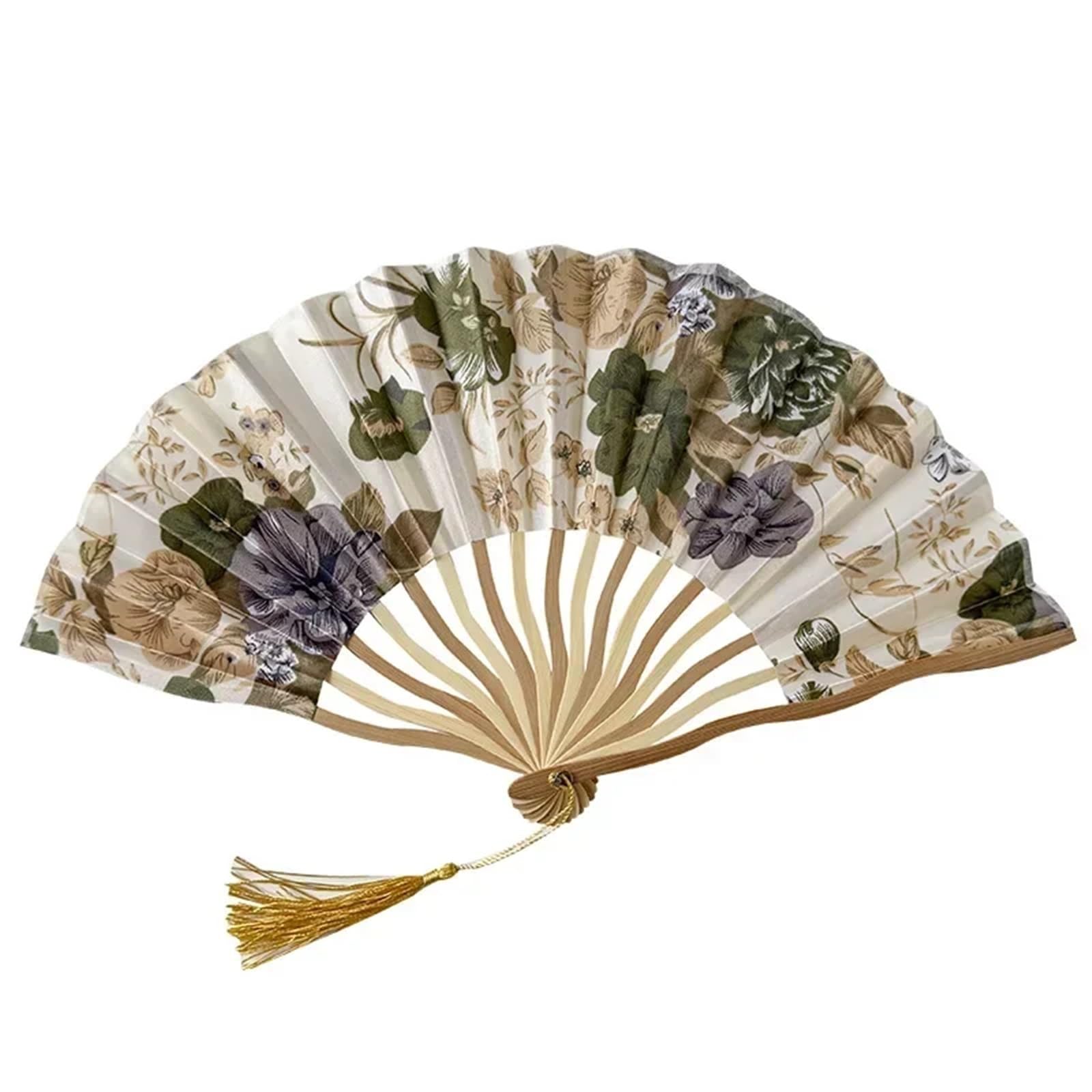 Dcuipg Color2 5Pcs Portable Hand Fold Fan For Party