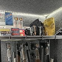 Vista 5 de 10 soportes para pistolas, estante seguro para pistolas o apilar en el gabinete de armas, accesorio seguro para armas, organizador de pistolas