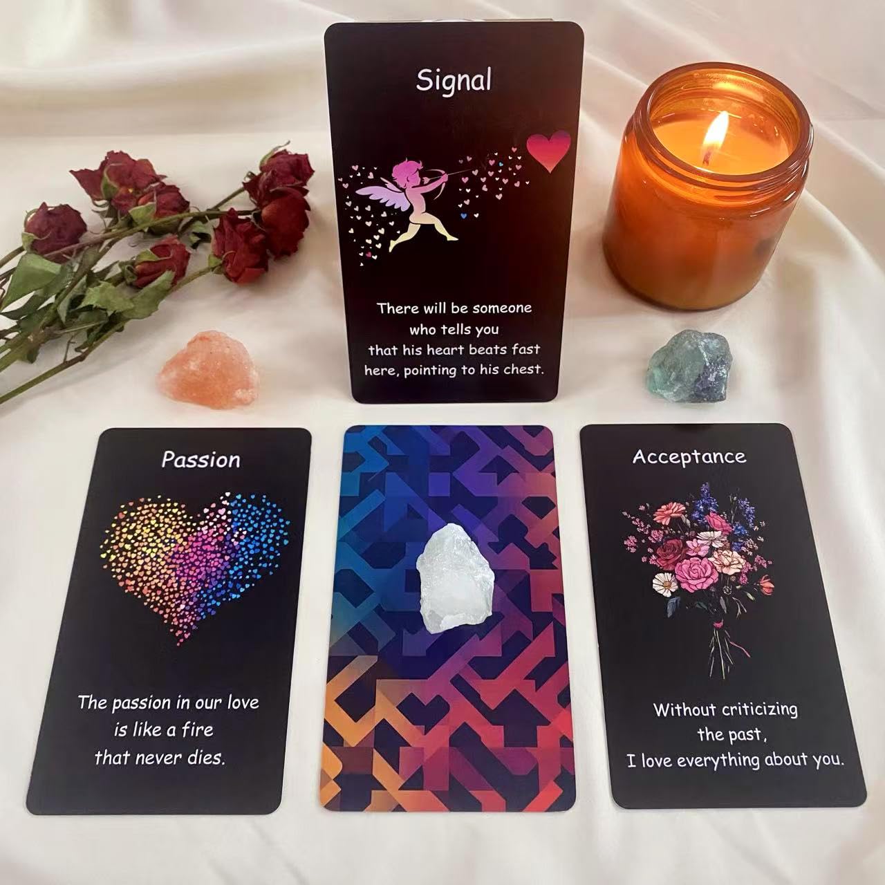 Enhance Love Connections with Love Oracle Cards: 60-Card Deck for Relationships Singles & Beginners. Gain Clarity - Image 4