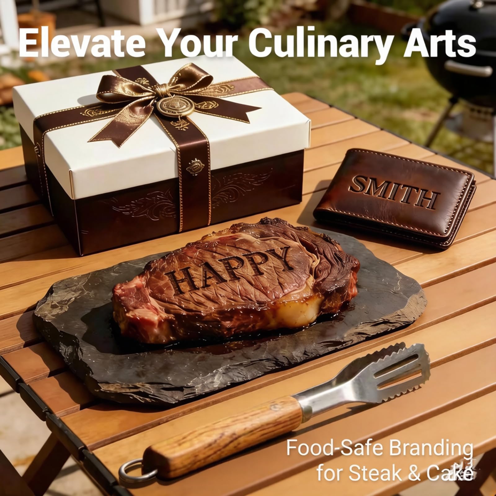Ferro elettrico personalizzato con controllo digitale della temperatura, strumento di marcatura in legno e pelle, timbro personalizzato per alimenti, barbecue, artigianato, regalo fai da te perfetto