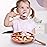 Eascrozn Silicone Baby Feeding Set, 2 Pack Divided Suction Plates for Baby, 2 Pack Spoons and Forks Set Baby Eating Essentials, Feeding Supplies for Toddler Utensils, BPA Free