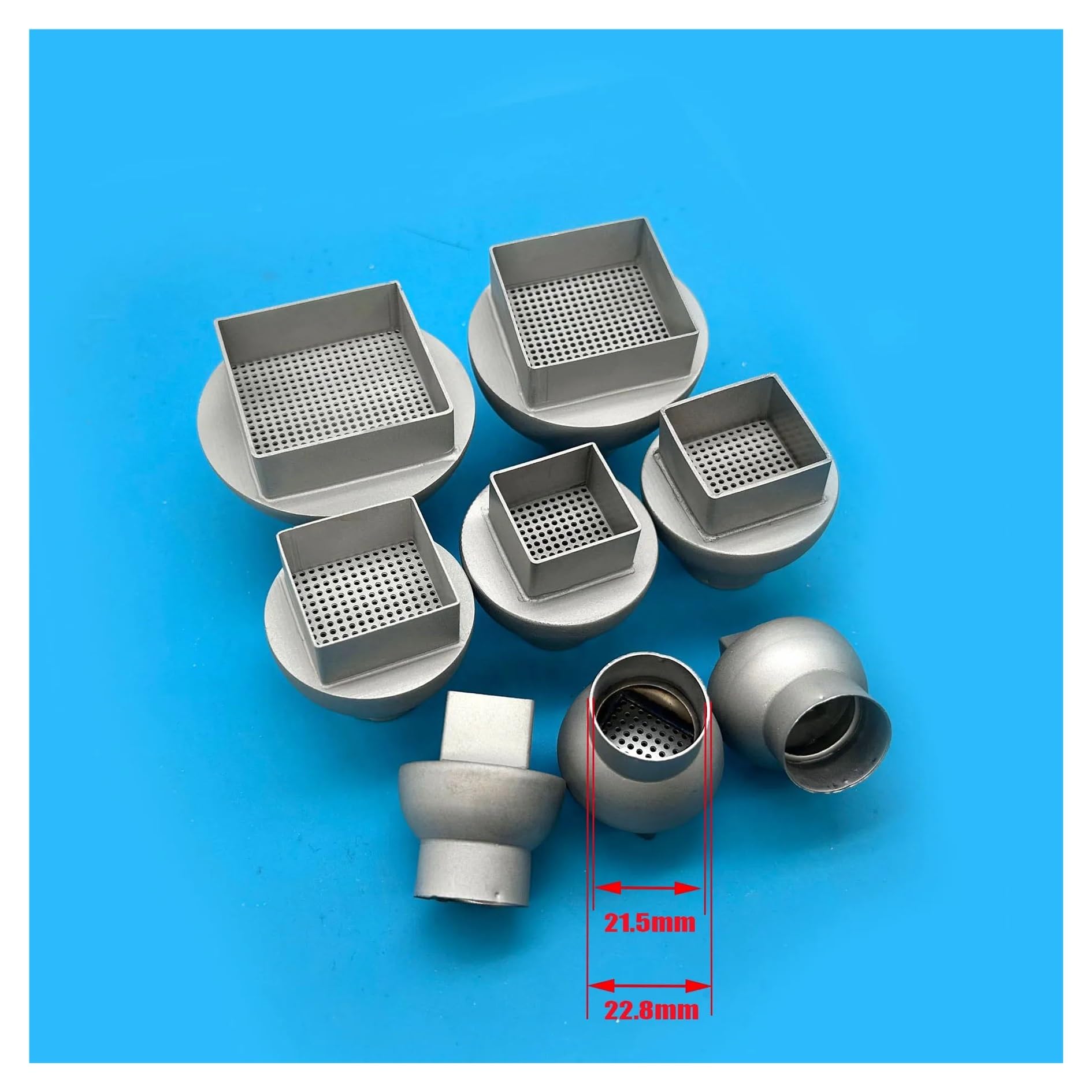 Ugello di saldatura BGA serie 858 da 15 mm-45 mm 8586 968 958 ugello universale per pistola ad aria calda, compatibile con YIHUA SAIKE ATTEN