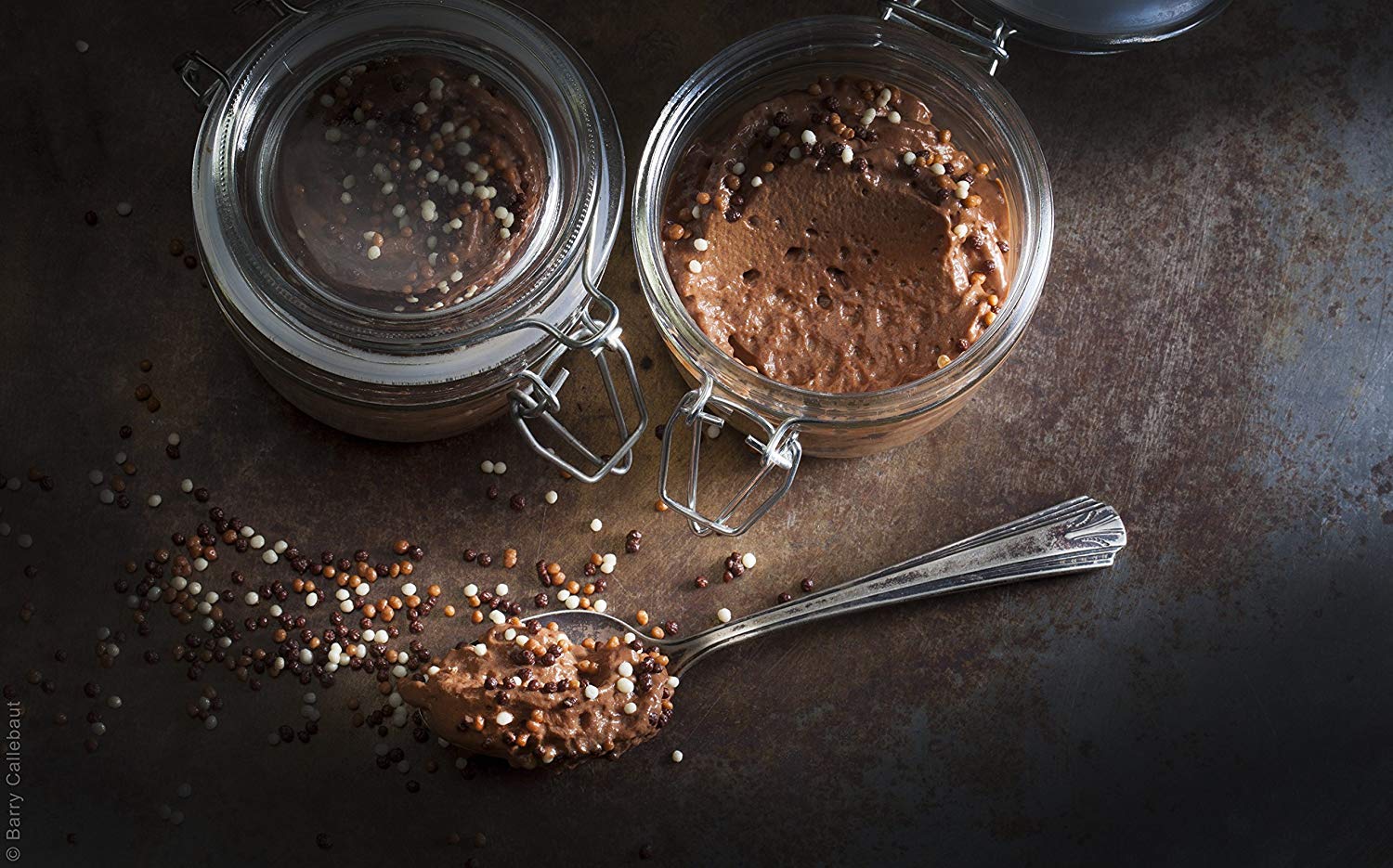 Callebaut Dark Chocolate Mousse Powder 800 g (Pack of 2)