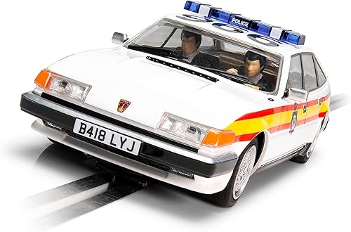 Miniatura 3 de Scalextric Rover SD1 1980's Sussex Police Car Livery 132 Slot Race Car C4342