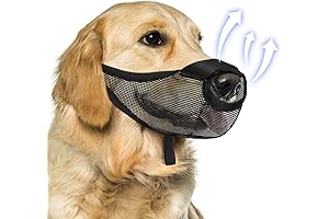 Dog Muzzle for Small Dogs Anti Barking - Breathable & Adjustable Loop