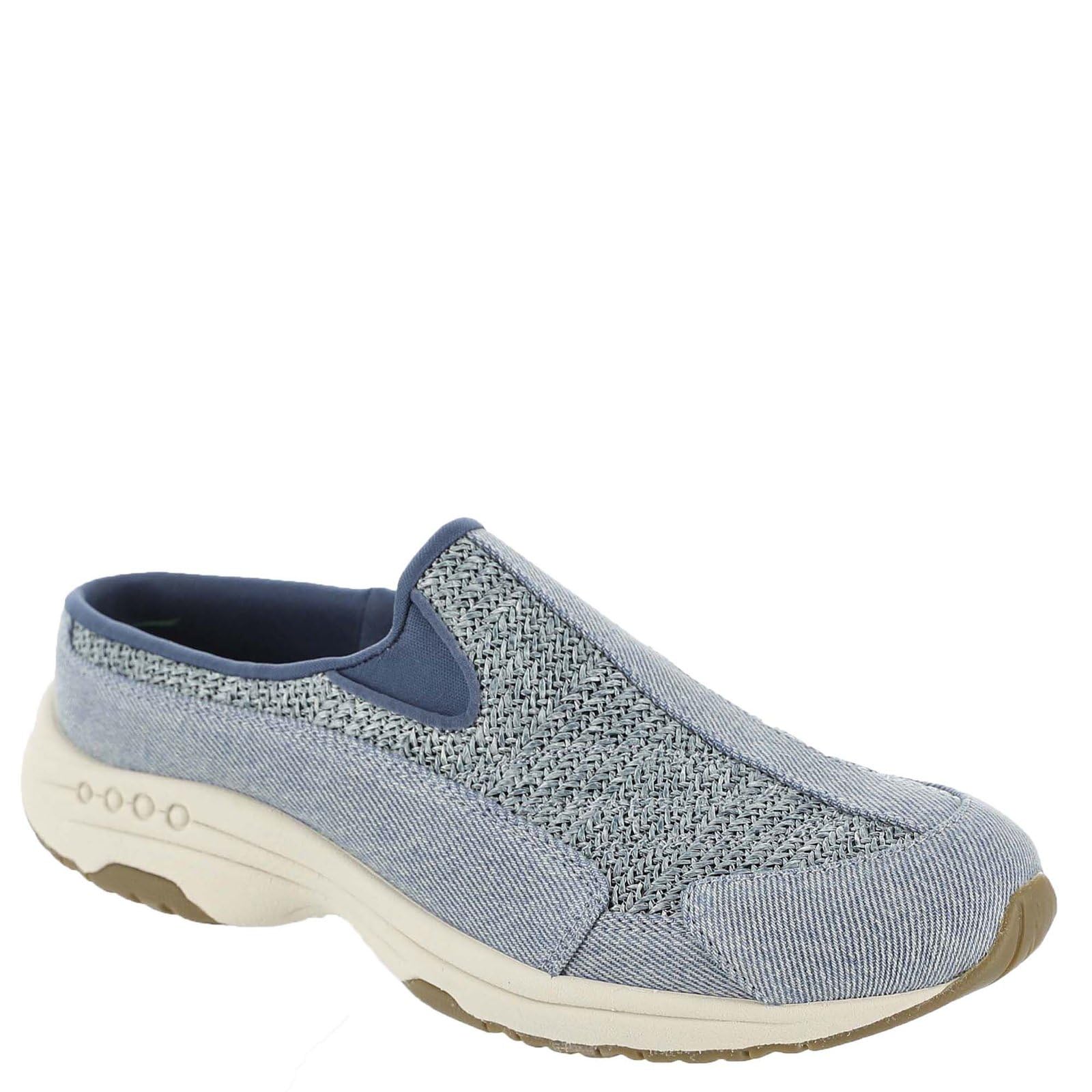 Easy Spirit Traveltime Women's Slip On, 11 C/D US, Denim-Raffia
